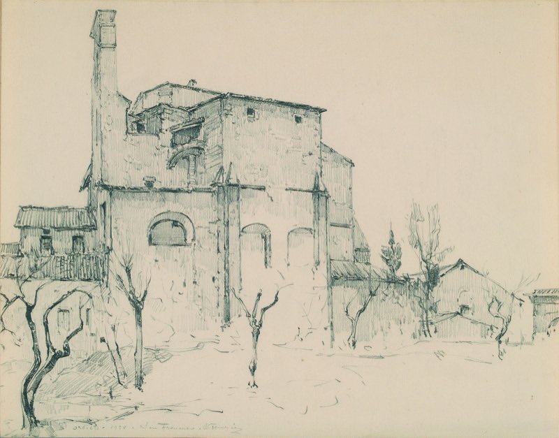 1928 - La chiesa di San Francesco a Orvieto