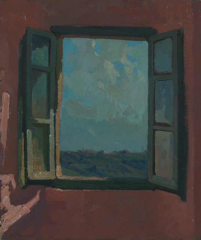 1931 - La finestra dello studio di Sant'Anna
