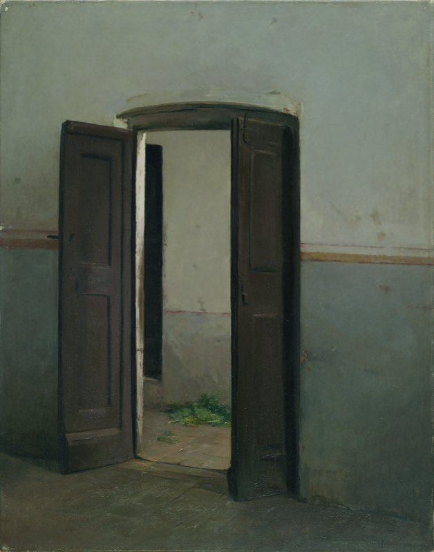 1937 - Porta del refettorio del convento di Sant'Anna