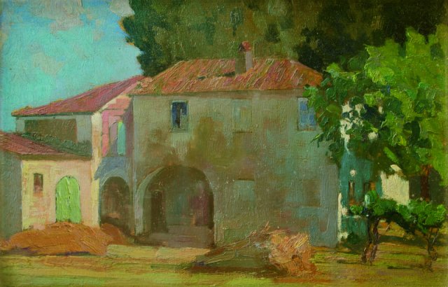 1916 - Casale nella villa Borbone di Braganza