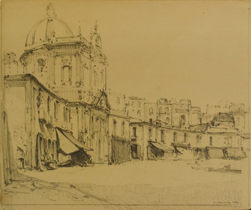 1934 - Piazza Mercato (studio)