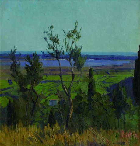 1919  - Il lago di Massaciuccoli