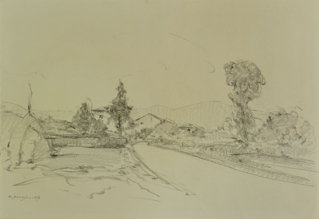 1957 - Campagna tra Barga e Lucca