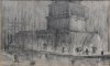 1916 - La darsena Lucca con la torre Matilde