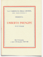 Mostra Umberto Prencipe pittore 1929